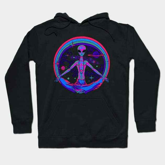 We Come in Peace Hoodie by Steven Rhodes